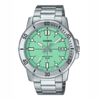 Casio General MTP-VD01D-3E1V Stainless Steel Band Men Watch